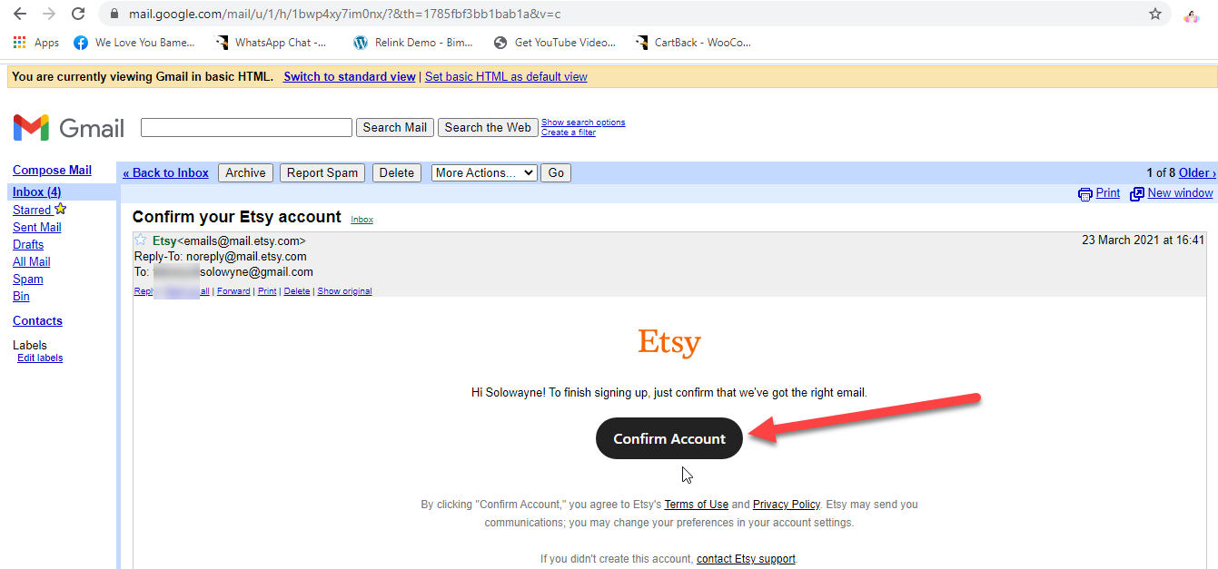 How to change your email address on your etsy account How To Sell On Etsy From Cameroon Cameroon For Sale