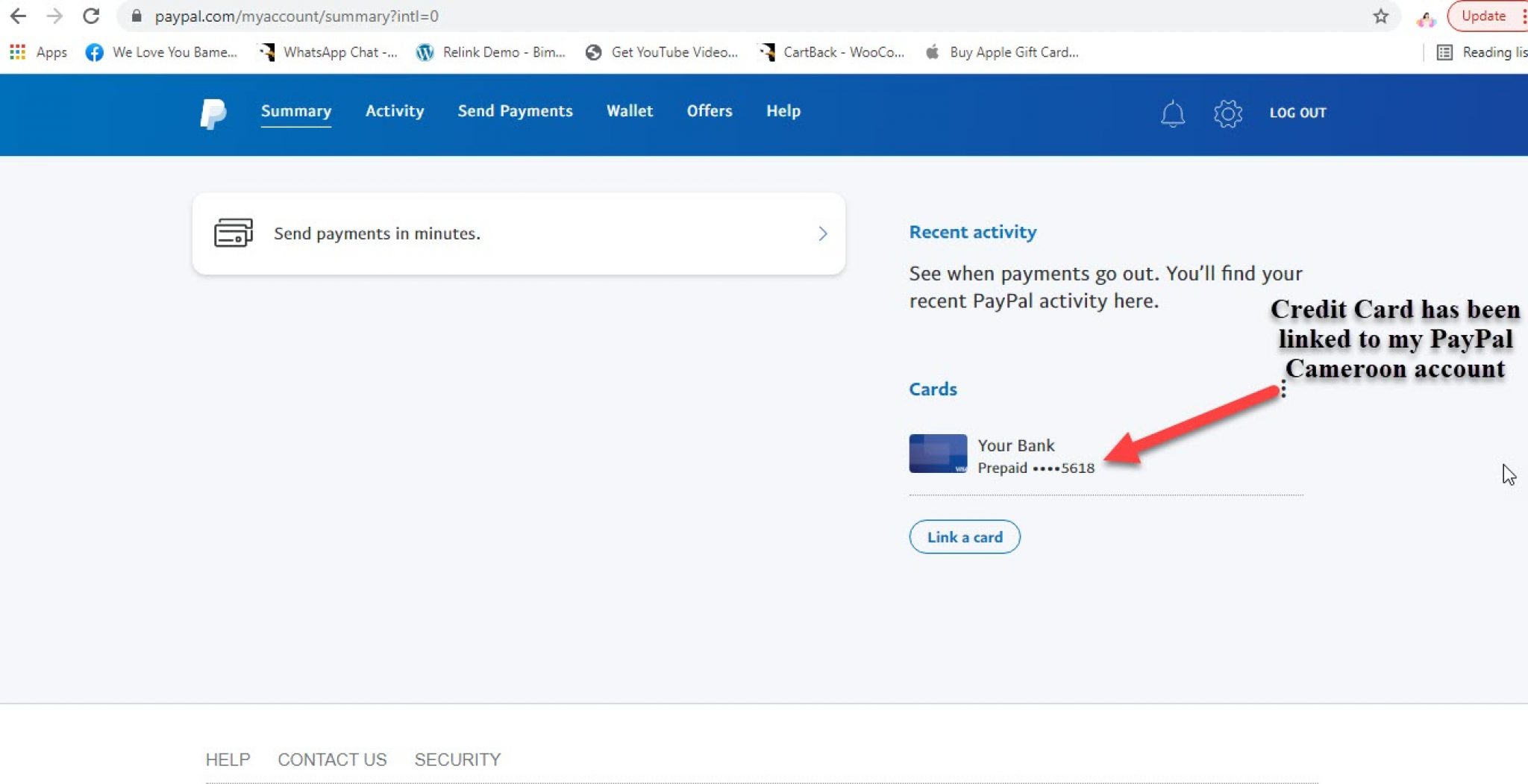 How to Create a PayPal Account in Cameroon that Receives Money